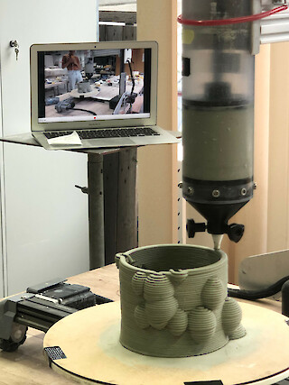 Produktionsprozess 3D-Druck.