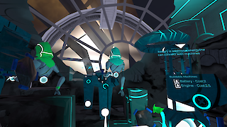 Die Zusammenarbeit im überlagerten Raums verstärkt die Immersionserfahrung der Spieler:innen und steigert deren Motivation nachhaltig. Chris Elvis Leisi, ZHdK.