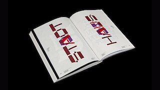 Spread from the 4th part of the publication, Yiddish and German words compared visually.