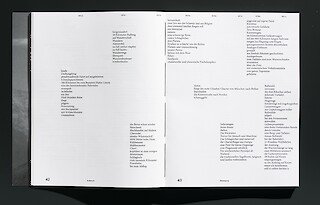 Reprographic photos of the design product «Aufbruch, Passage, Rückkehr». © Fotoatelier Peter Schälchli.