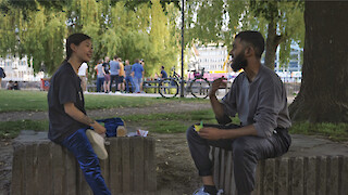 Interviewsituation. Teilnehmer:innen: Yiru Chou & Aathmigan Jegatheeswaran. Foto: Sacha Schwarz. © Yao Liu & Shafira Nugroho, ZHdK.