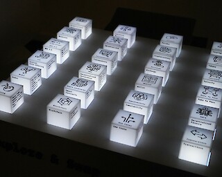 Each block answers topic-specific questions, statements and assumptions we encountered in the process. Photo: © Interaction Design, ZHdK.