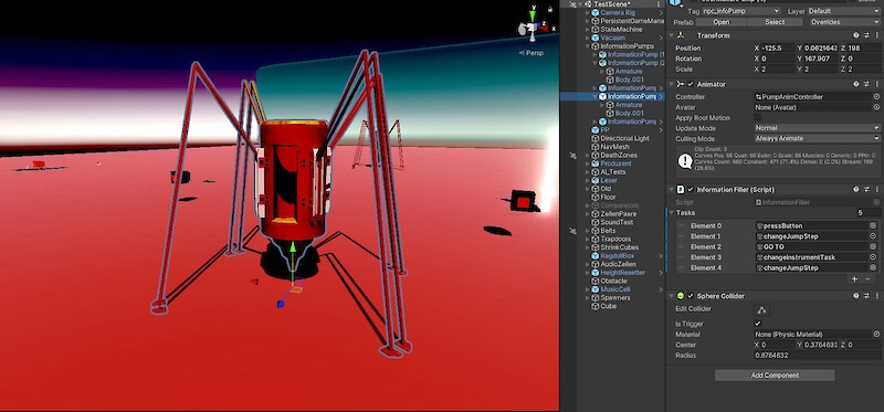 Process-Screenshot. Game Development in Unity. © ZHdK.