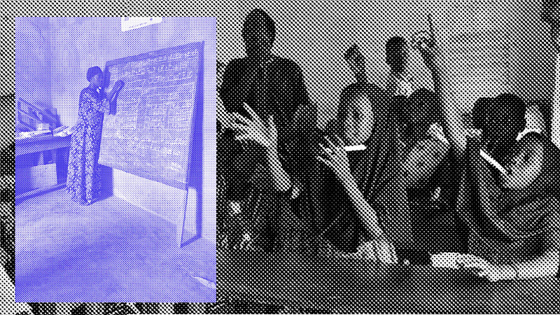 A series of images depicting N'ko learning activities and workshops held in various schools across Guinea in May 2023. Photo: Klervie Mouho. © ZHdK.