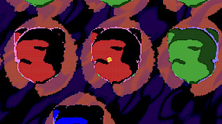 Ausschnitt aus dem Game «Kaeru». Bild: Andreas Akira Strahm. © ZHdK.