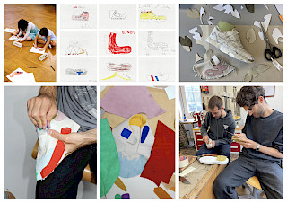 The NEUNOI subscription ensures circularity – passing the footwear on, repairing it and using it for longer. Photo: Thibaut Wenger & Narada Zürrer. © ZHdK.