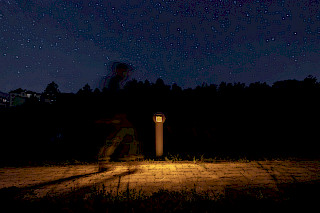 «Lumina» addresses light pollution on pedestrian pathways. Image: Loïc Hommel. © ZHdK.