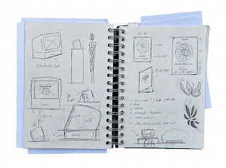 Process sketches «Passfleur». Image: Ardennes Fatimah Ornati. © ZHdK.