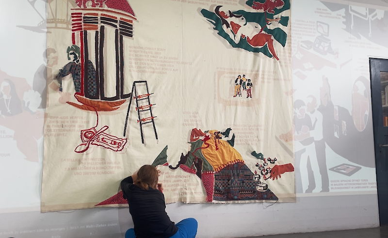 Bachelor project «As Long as We Tell the Story.» by Cecilia Batista & Stella Scagliola. © ZHdK.