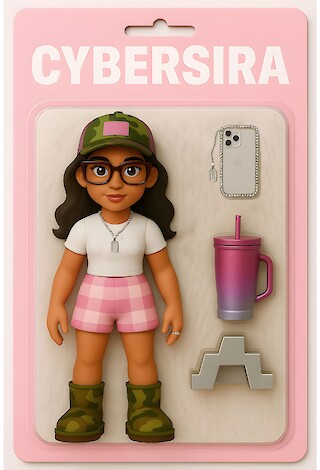 Bachelorarbeit «@cybersira» von Umika Srivastava. © ZHdK.